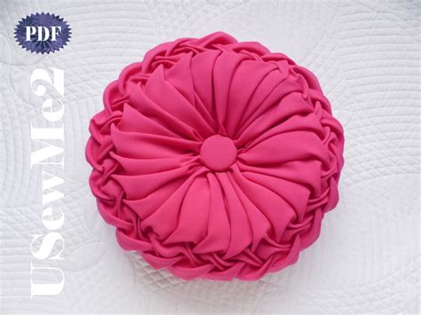 Round Smocked Pillow Pattern