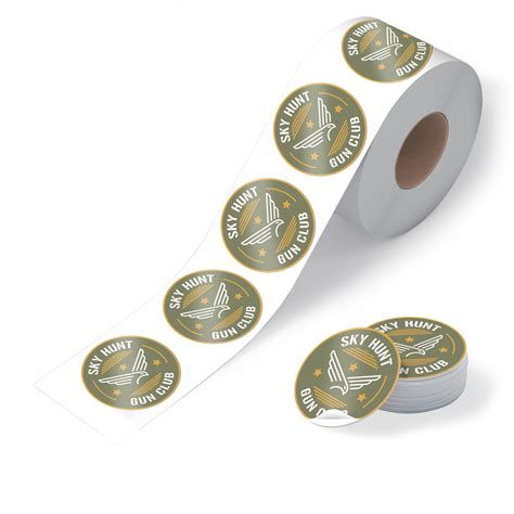 round sticker labels for printer