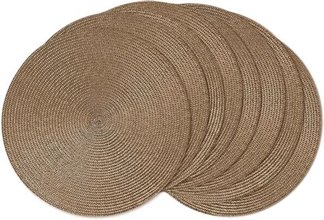 Round Table Mats Brown