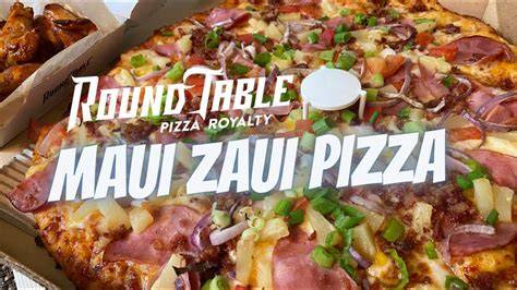 1/2 Maui Zaui w/ red sauce, half Gourmet Veggie w. garlic sauce