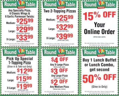 round table pizza newark ca coupons