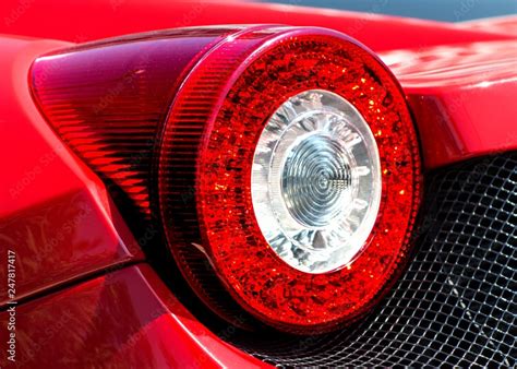 Round Tail Lights Car
