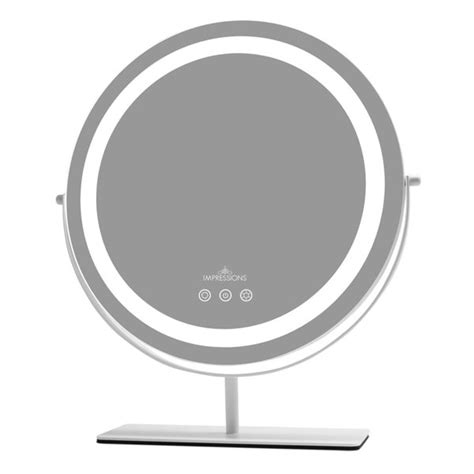 Round Vanity Mirror On Stand