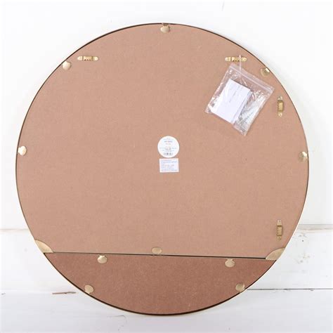 Round Wall Mirror Marble - Threshold