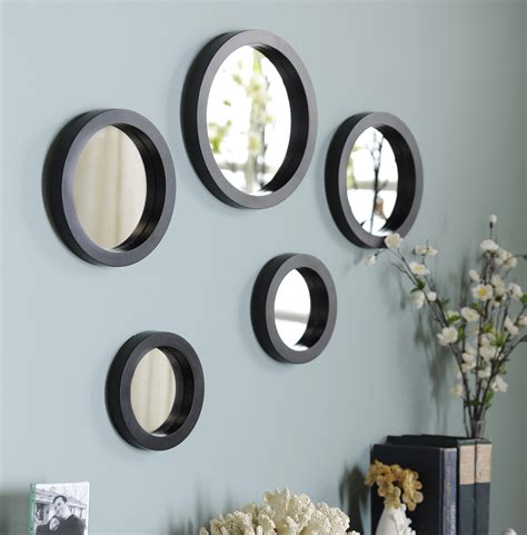 Round Wall Mirrors Set