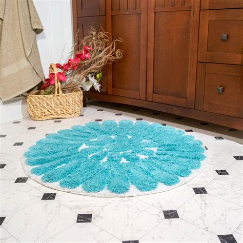 Round Washable Bath Mat