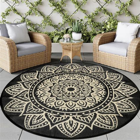 Round Waterproof Rug