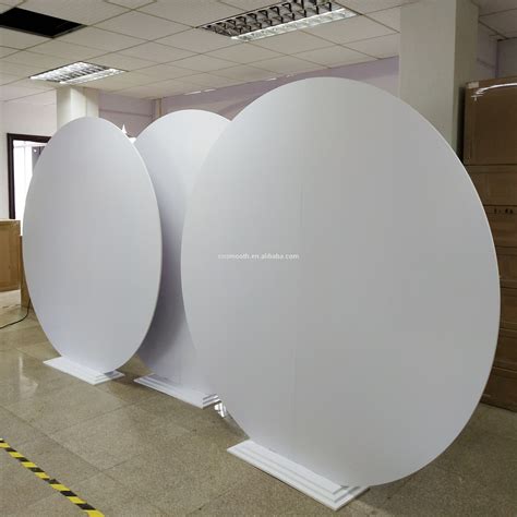 Round White Wall Backdrop
