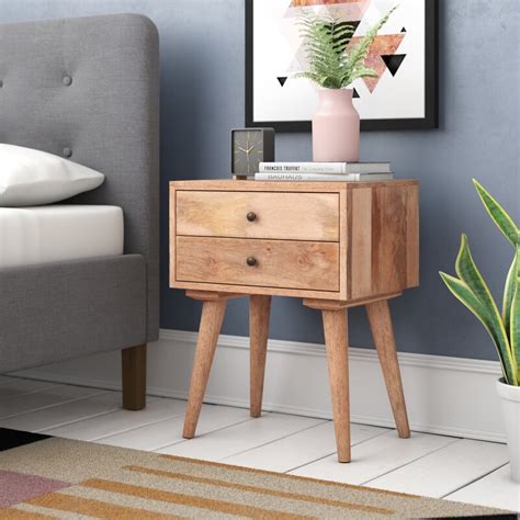 home.furnitureanddecorny.com:round wooden bedside table with drawers