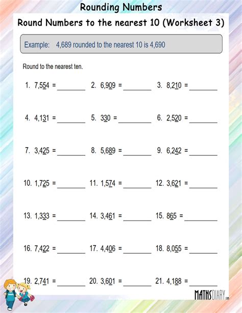 Rounding Off Difference Maths Worksheets Tes