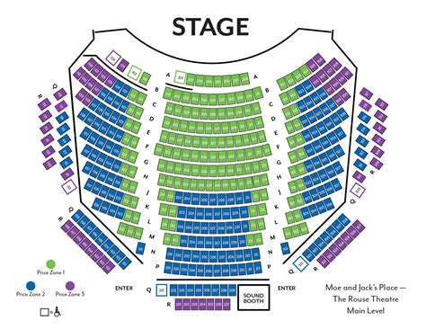 Rouse Theater Seating Chart