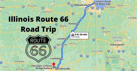 Route 66 Map Illinois