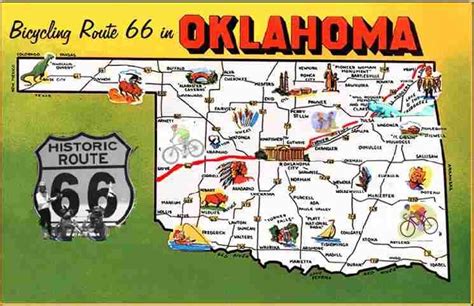 Route 66 Map Oklahoma