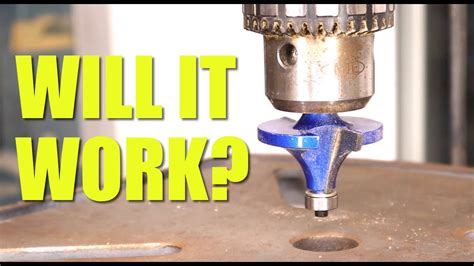 Router Bits In A Drill Press