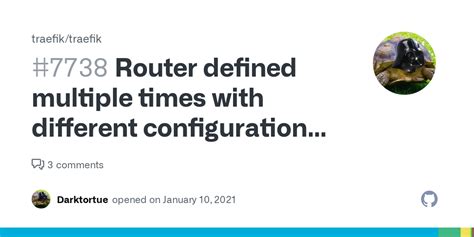 Router Defined Multiple Times With Different Configurations In