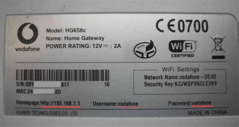 Router Ip Vodafone