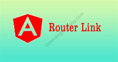 Router Link Angular Html