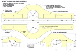 Router Pantograph Templates