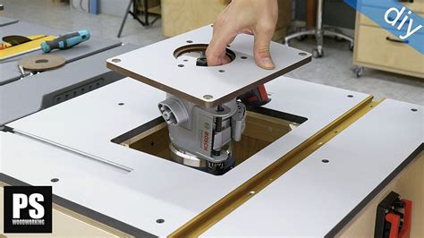 Router Table Insert Installation