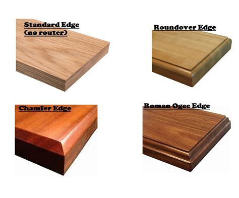 Routered Edge Examples