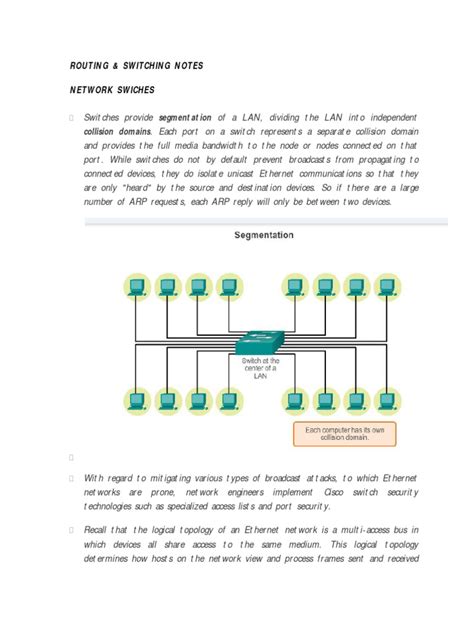Routing And Switching Notes