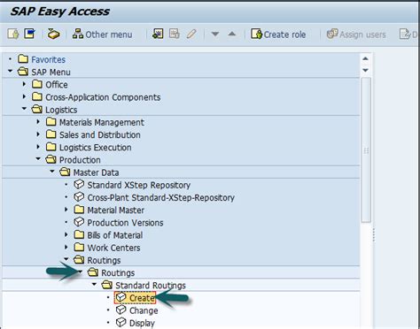 Routing Master Table In Sap