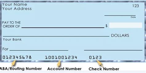 routing number and account number on voided check
