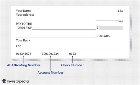 routing number vs account number on check