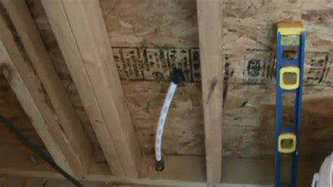 Routing Pex Pipe In Attic