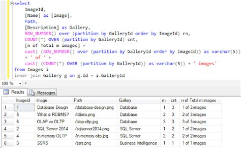 row number sql group by