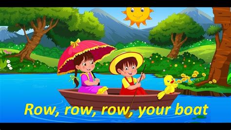 row row row your boat kidsongs