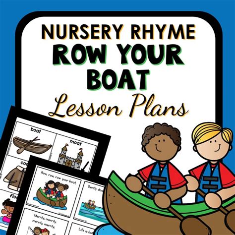 row row row your boat preschool activities