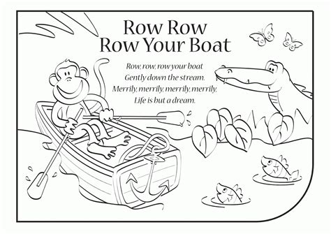 row row row your boat worksheet