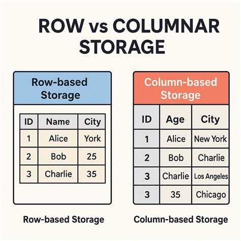 Row Vs Columnar Storage