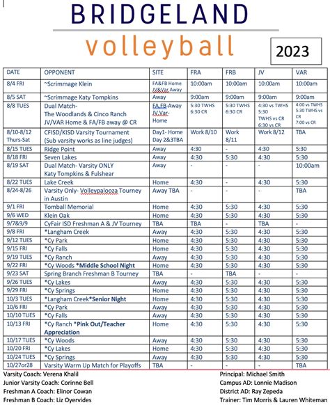 rowan volleyball schedule 2023