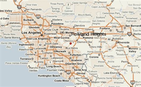 rowland heights ca 91748 map