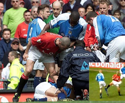 roy keane break leg haaland