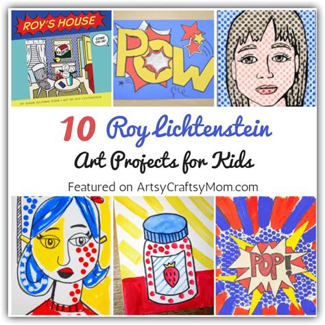roy lichtenstein art lesson for kids