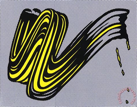 roy lichtenstein brushstroke 1965