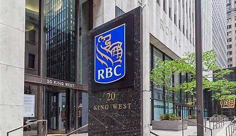 Entrance of RBC (Royal Bank of Canada) at head office in Toronto’s