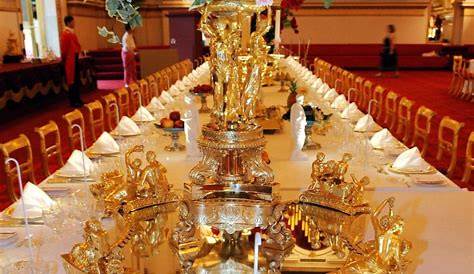 Royal Banquet Table Setting Trump Family Mingles With ty At State BT