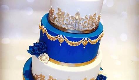 Royal Blue And Gold Wedding Cake Designs Purple Purple Purple