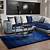 royal blue living room set