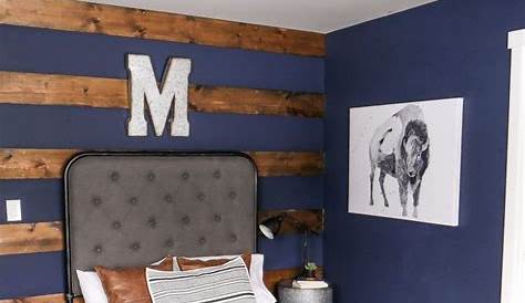 Royal Blue Teen Boy Bedroom Decor In Red White And Adventure Design