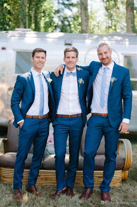 Royal Blue Wedding Suits For Groom And Groomsmen