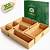 royal craft wood bamboo kitchen drawer organizer