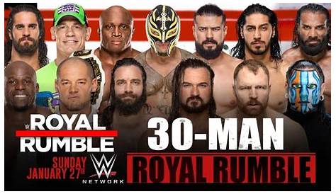 30men royal rumble 2019 match (all cpu) royalrumble2019