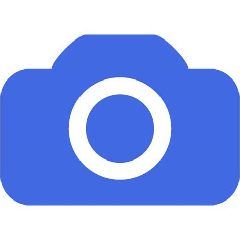 Royal Blue Camera Icon