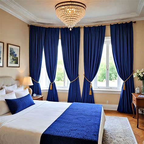Royal Blue Curtains For Bedroom