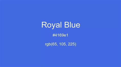royal blue html color code